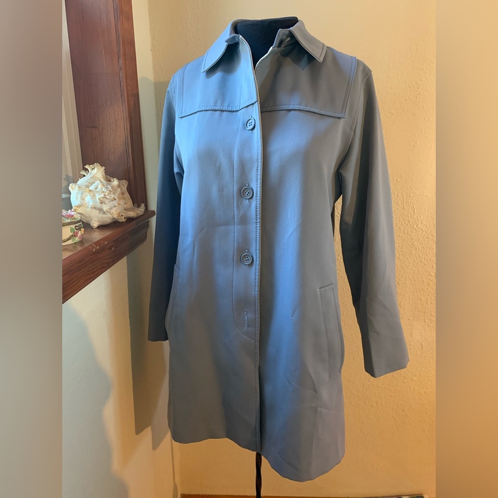 Vintage 60’s Mint Blue Trench Coat